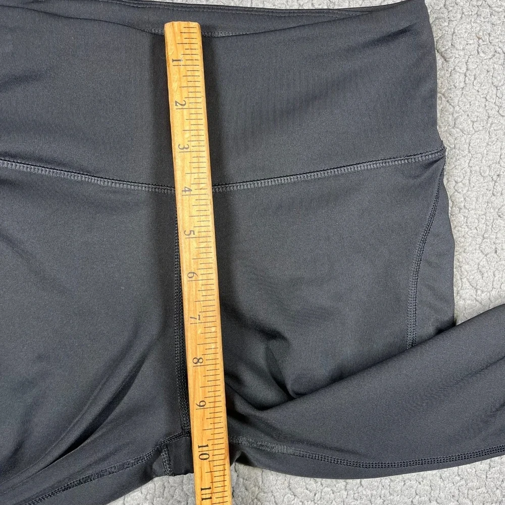 Nike Dri-FIT Womens Black Cropped Running Leggings Mesh Panels CZ9238-010 Size M - Picture 12 of 14